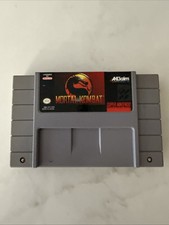 Mortal Kombat SNES Super Nintendo Video Game Cartridge Tested & Clean!