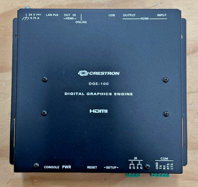 Crestron DGE-100 HDMI Digital Graphics Engine