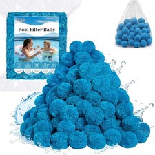 2026 Upgraded 4 lbs Pool Filter Balls for Sand Filter Pump Reusable Eco