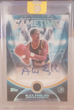 Topps 2025-26 Topps 3 GameTime 3 Alex English Nuggets Auto GT-AE #/49