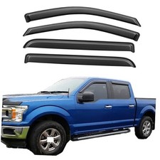 Tape On Rain Guards Window Visors for For Ford F-150 SuperCrew/Crew Cab 2004-08