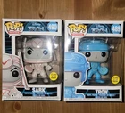 Funko Pop Movies Disney Tron #489 & Sark #490 Glow In Dark 2 Piece Lot