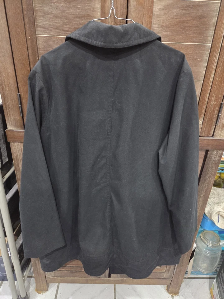 Женский черный плащ Avenue размер 18/20 плюс размер на пуговицах - Изображение 4 из 4