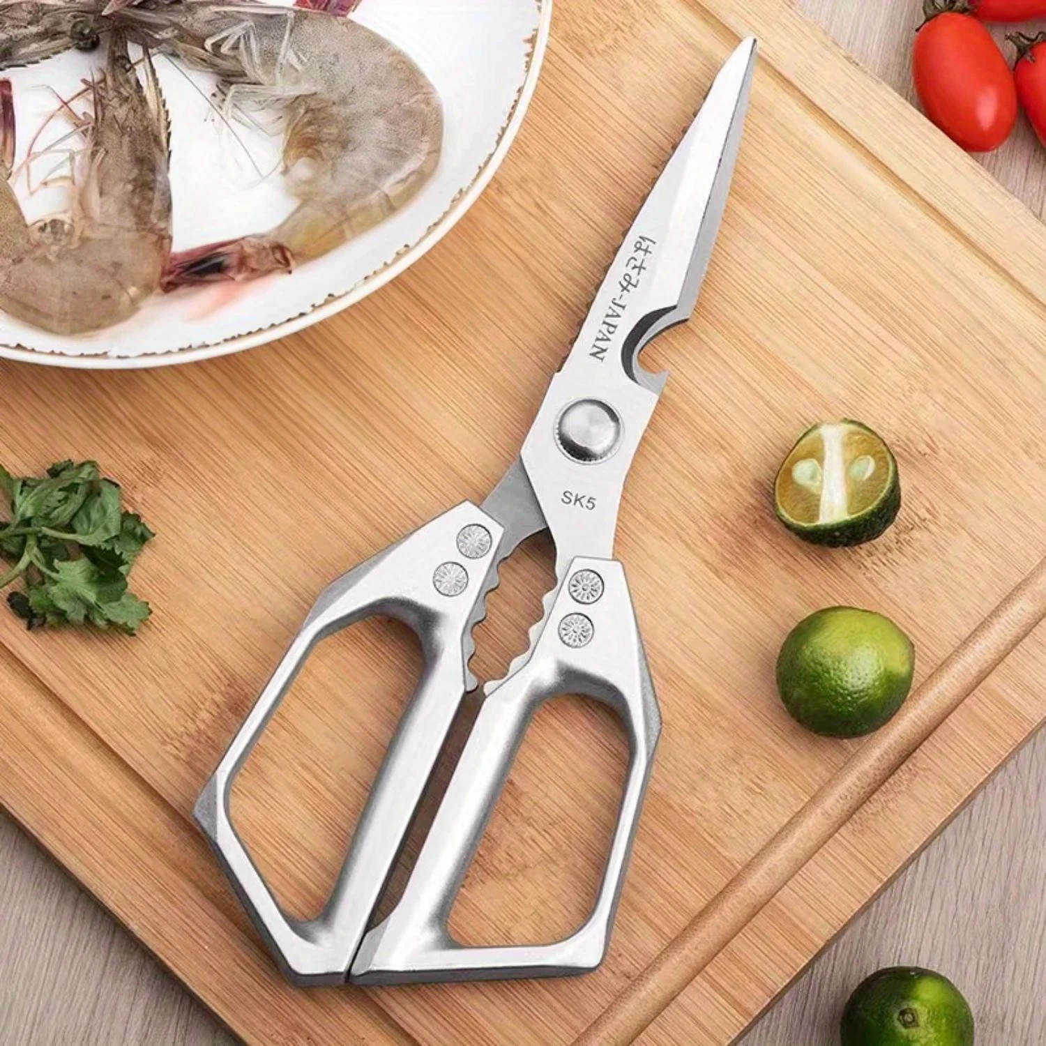 Sharp Stainless Steel Kitchen Scissors Poultry Shears Fish Bone Remover Multifun
Opens in a new wind