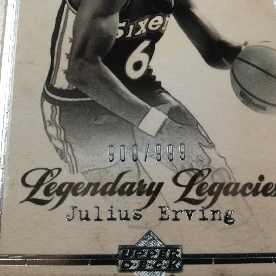 2007-08 Upper Deck Artifacts Legendary Legacies #180 Julius Erving HOF #900/999 - Image 3 of 3