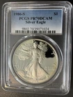 PR70 1986-S DCAM American Silver Eagle PCGS Blue Label