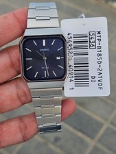 Casio MTP-B185D-2A1VDF Men  s Watch Blue Dial Stainless Steel Date WR50M