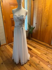 Tiffany Designs White Evening Gown Size 6