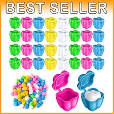 500 Colorful Plastic Tooth Holders for Kids