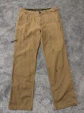 Legendary Outfitters Pants Mens 36x34 Tan brown Canvas Stretch Workwear
