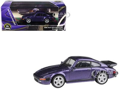1986 RUF BTR SLANTNOSE PRUSSIAN BLUE 1/64 DIECAST MODEL CAR BY PARAGON PA-55548