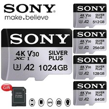 SONY 1TB 512GB 256GB 128GB Micro TF SD Card High Speed Class Flash Memory