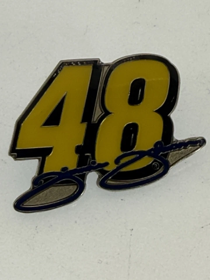 2008 Wincraft NASCAR Jimmie Johnson 48 Lowe’s Signature Pin; Hat Pin 1.25”x1” - Image 2 of 4