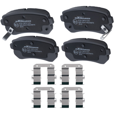 4x Bremsbeläge Hinten For Hyundai i20 i30 ix35 Kia Ceed Pro Ceed Sportage SL