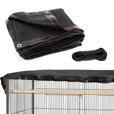 95 High Density Dog Kennel Shade Cover- 10 x 10ft Upgrade Mesh Shade Panel w...