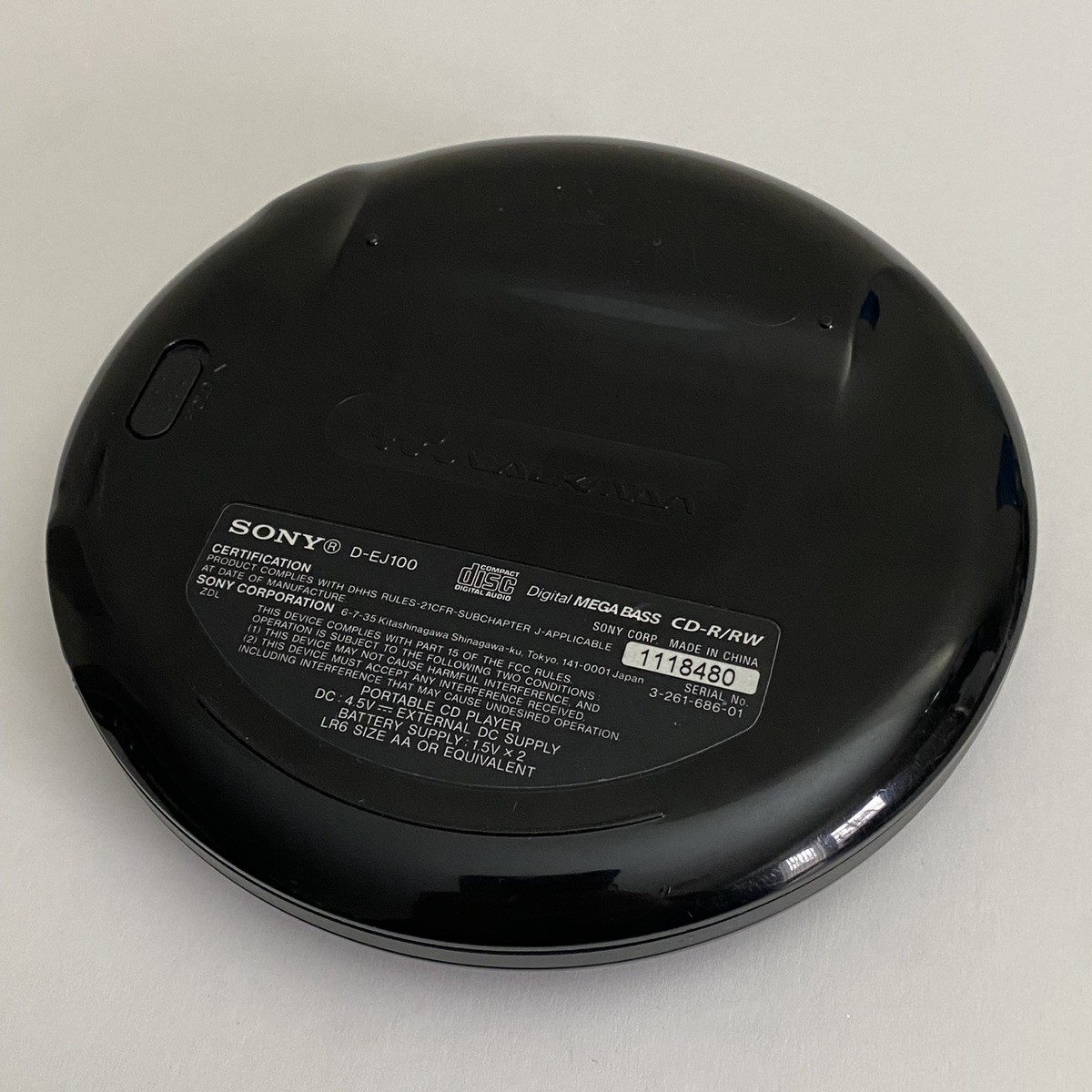Sony D-EJ100 PSBLK Psyc Walkman Portable CD Player Black/Green