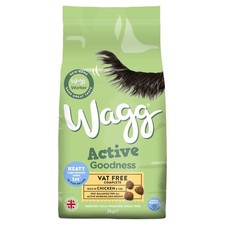 Wagg Active Goodness Rich in Chicken & Veg Pack of 4x2kg 2.26 per kilo