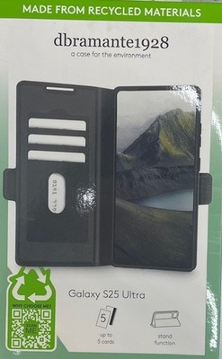 dbramante1928 Oslo Pro WALLET Case for Samsung Galaxy S25 Ultra - Black