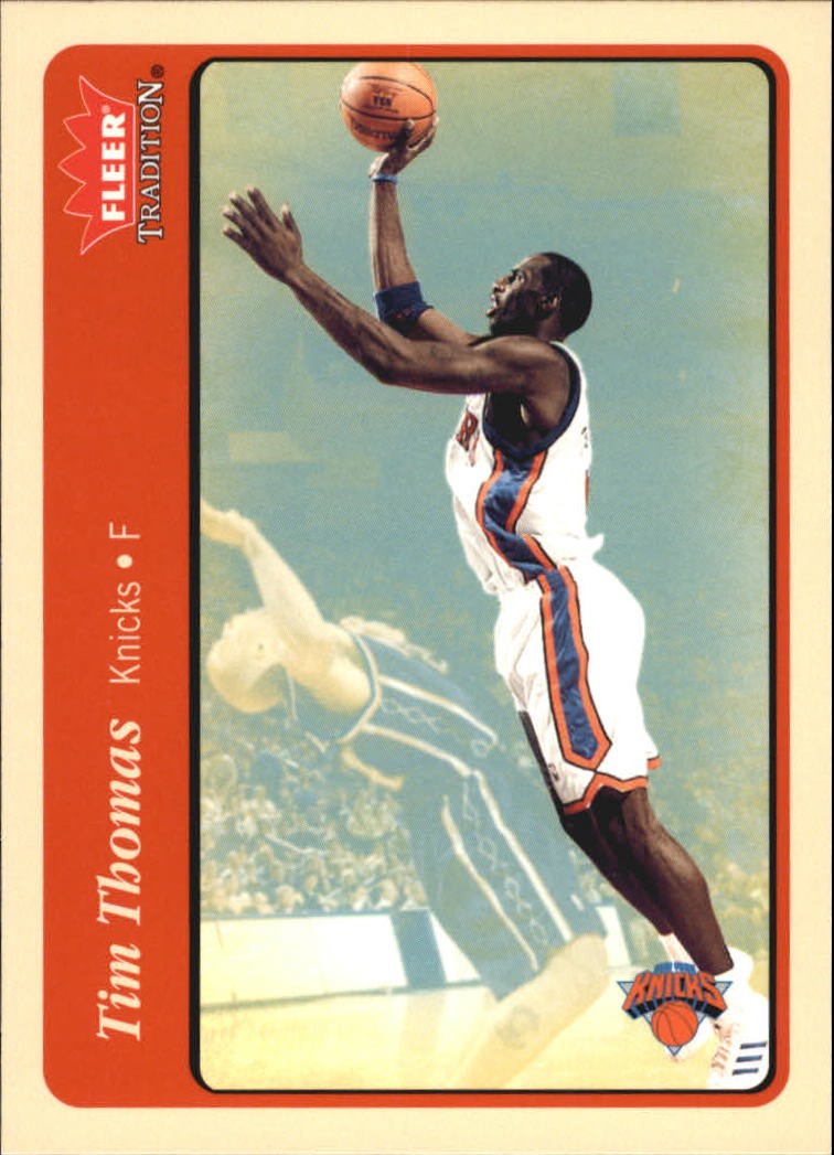2004-05 Fleer Tradition #183 Tim Thomas - BSK