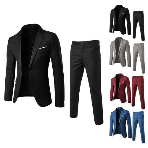 pantalon bleu marine slim fit pour homme