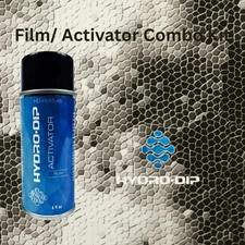 Hydro Dip  Film Activator Combo Kit DP-129 BLACK & CLEAR TEXTILE