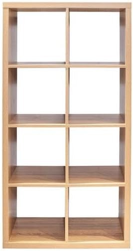 8-Cube Storage Organizer Cabinet Bookcase for Nursery Closet Organization