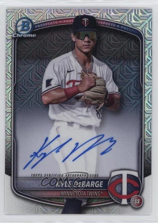 2025 Bowman Chrome Prospect Mega Box Auto Kyle DeBarge #BMA-KD