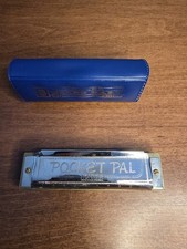 Vintage M.Hohner Blues Harp Key of C Harmonica Germany with Original Case