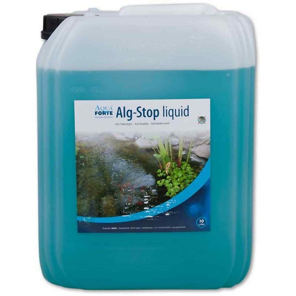 Aquaforte Alg-Stop FlüSsig 10 Liter - Anti Fadenalgen Koi Teich Algen Mittel-image