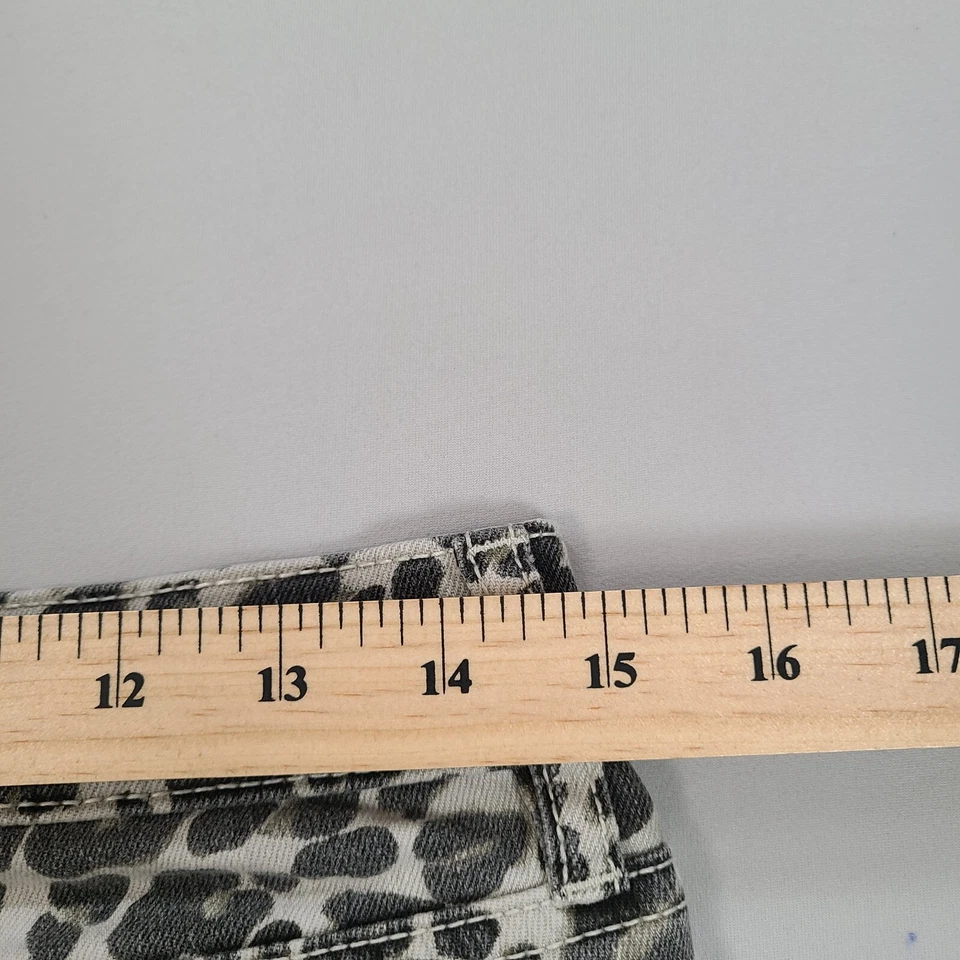 Pantalones Loft Mujer 25 Marrón Estampado Animal Informal Exterior Damas Foto 4 de 4