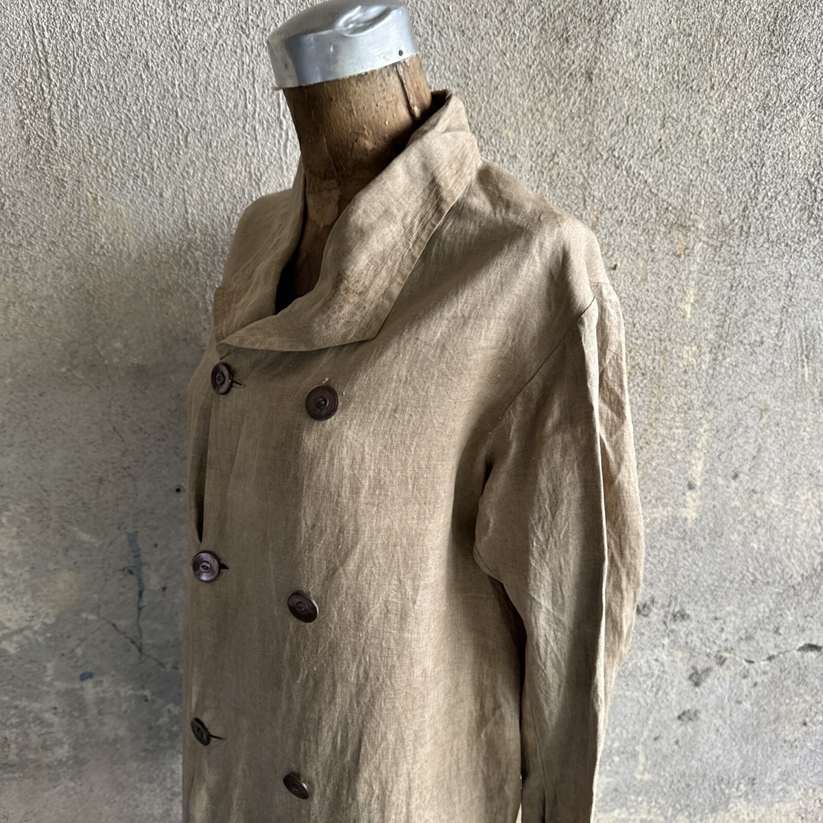 argue⭐︎ ANTIQUE DUSTY DYE LINEN JACKET argue ANTIQUE DUSTY DYE LINEN JACKET リネン - メルカリ