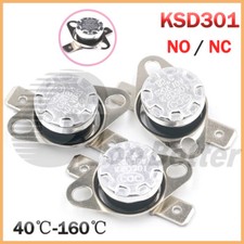10A 250V KSD301 40 C 160 C Thermostat Temperature Thermal Control Switch NO NC