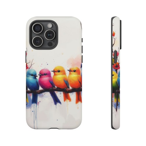 For iPhone | Samsung Galaxy | Pixel Phone Case - Colorful Vibrant Birds - 第 37/256 張圖片