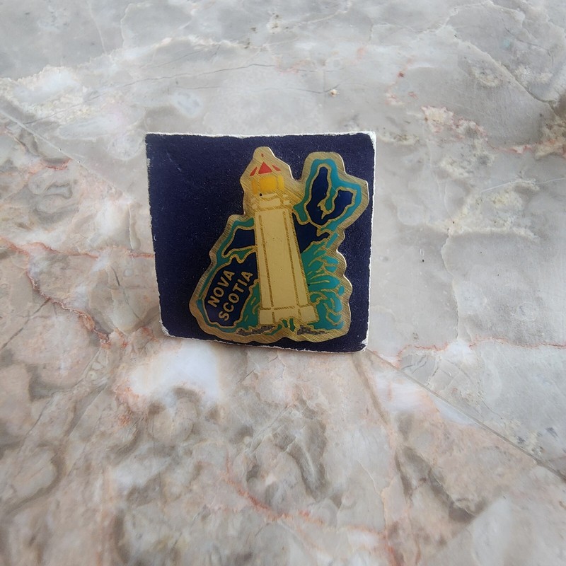 Nova Scotia Souvenir Lapel Pin Lighthouse 