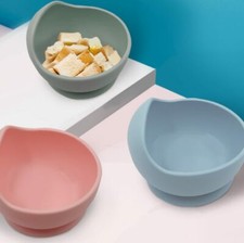 Silicone Baby Suction Bowl New Design for Baby Feeding 2020