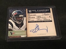 2014 Prestige Football - JADEVEON CLOWNEY On-Card Rookie Auto NFL PASSPORT - Tex