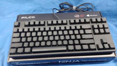 Filco Majestouch 3 Ninja TKL Mechanical Keyboard Good Condition