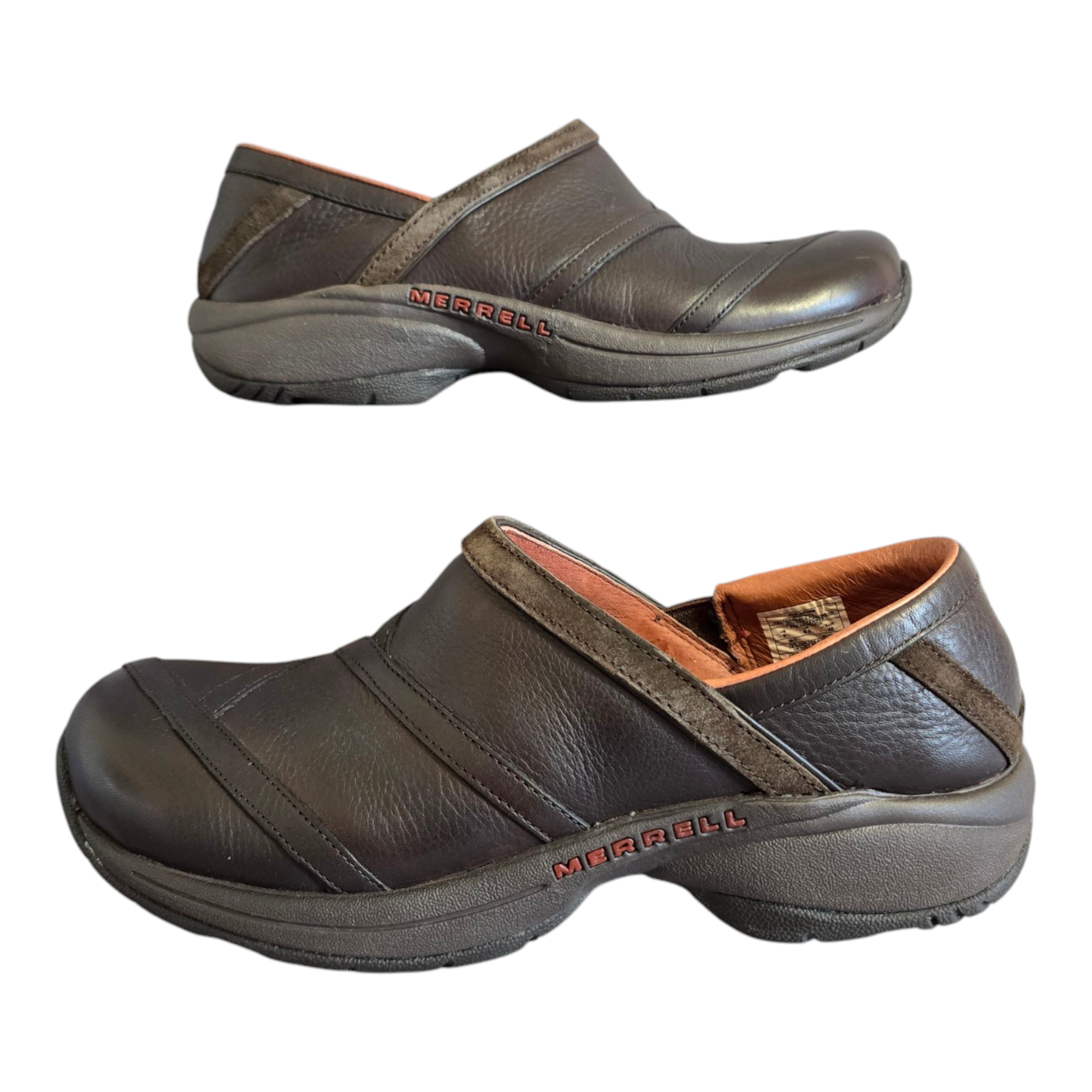 Merrell Primo Patch J63796 scarpe zoccoli comodi slip on insetti marrone donna taglia 9