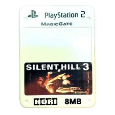 8 MB HORI Sony Memory Card w/ Official Japanese Silent Hill 3 Heather Sticker