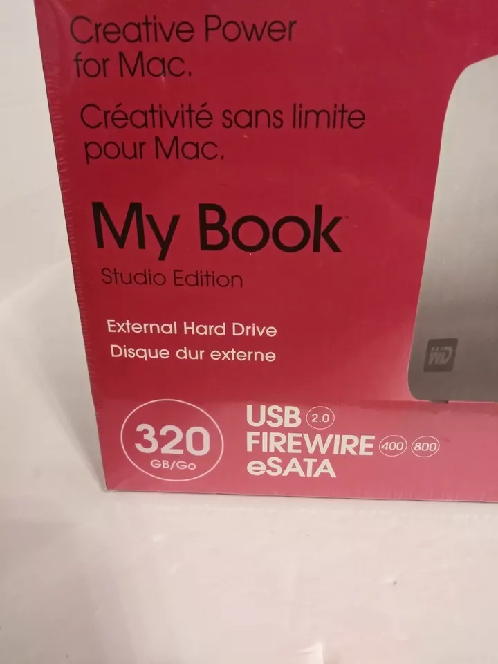 Western Digital My Book  Studio Edition 500 GB External Hard Drive SEALED 2.0  - Image 2 of 4