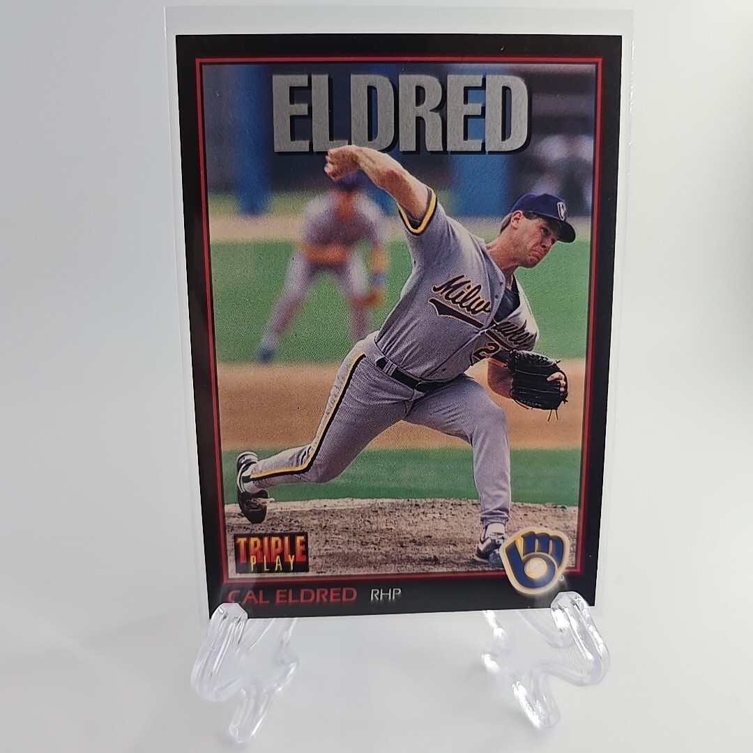 1993 Triple Play - #18 Cal Eldred Milwaukee Brewers 