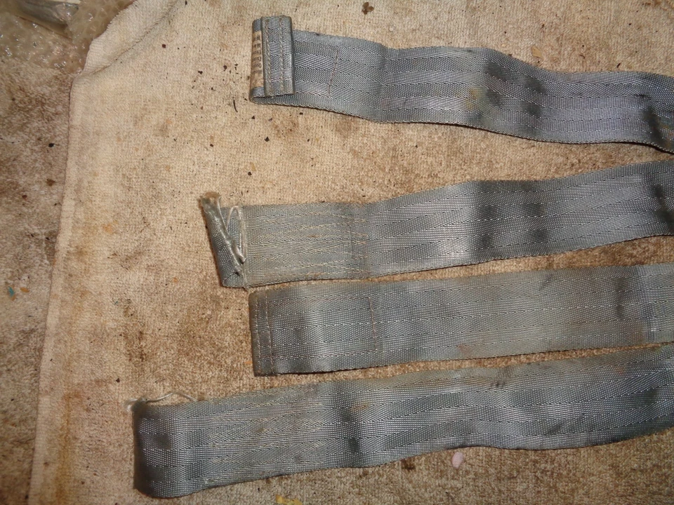 Cinturón de seguridad, vigas modelo 600-A. Plateado/azul, solo 1 asiento. Foto 4 de 4