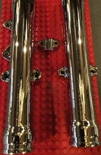 HARLEY G588 DYNA FORK Legs 1991 -99 CHROME FXDWG WIDE GLIDE 41mm SLIDER EXCHANGE