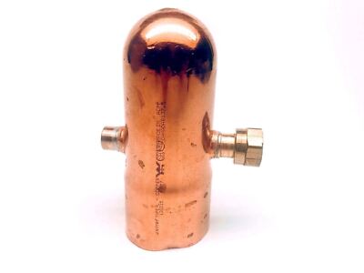 Uponor 2'' Manifold End Cap Copper With Drain and Vent Connections A2402000