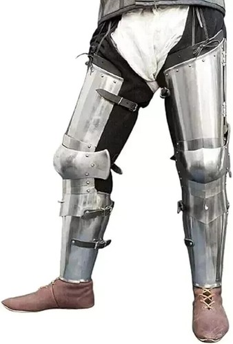 Medieval Steel Armor Leg Combat Full Set Leg gusard Armour LARP and Halooween - Picture 13 of 13