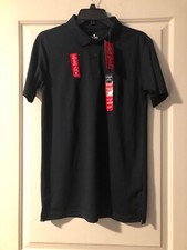 NWT Chaps Boys School Approved Performance Navy Polo Xl 18/20 Moisture Wicking
