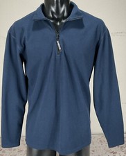 The North Face 1/2 Zip Pullover Sz M Navy Made in the USA
