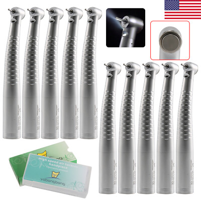 KaV Style Dental Fiber Optic LED Handpiece Fast High Speed /LED Coupler 4/6 Hole