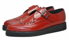 P15 - Creepers  red box leather - SC-200-Z256