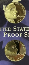 2005 S Proof Jefferson Nickels Bison & Ocean View 2 Coin Set